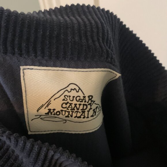 Women's Sugar Candy Mountain Mila Corduroy Mockneck Top Navy XS/S - Picture 2 of 4